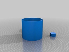reposição de papel higiênico titular da vasilha casa banho canister 3d print model - Mito3D