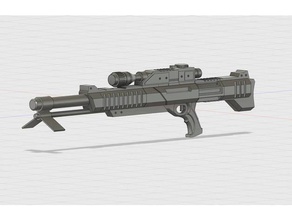 m 98 widow maker fusil de sniper inspiré L'impression 3d cosplay prop piège des profondeurs 3d print model - Mito3D