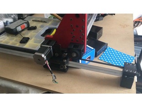 kök 3 y cnc gantry hareket bağlantıyı güçlendirdi makine araçları 3d print model - Mito3D