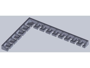 Ecke 15St Kabel-Aufhänger bis 5mm - Organisation 3d print model - Mito3D