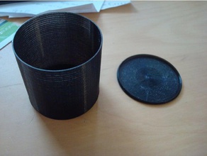 lente di vetro gadget box d'ingrandimento 3d print model - Mito3D