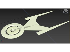 uss discovery vehículos descubrimiento empresa netflix star trek startrekdiscovery 3d print model - Mito3D