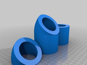 boru eklem dirsek 3d baskı borular 3d print model - Mito3D