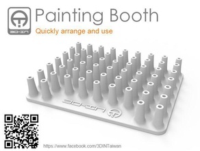 cabine de pintura as ferramentas estande a 3d print model - Mito3D