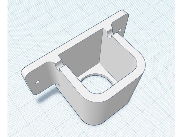 21mm interruptor de balancim caixa - suporte montagem em esquina eletrônica alimentação 3D print model - Mito3D