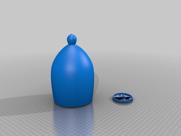 Geld-box Münze bank coin box moneybox - Geld-Inhaber Geld saver sparen 3D print model - Mito3D