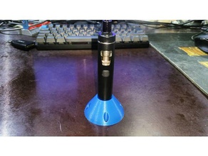 ego aio stand 3d printing clouds desk holder juice vape 3d print model - Mito3D