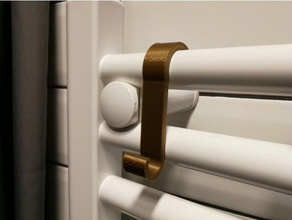 radiator hanger bathroom accessories 3d print model - Mito3D