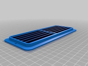 ventilation grid replacement parts aeration vent 3d print model - Mito3D
