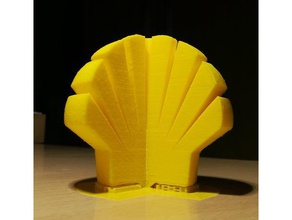 shell décor logo tournent coquillage 3d print model - Mito3D