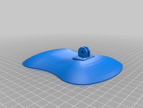 teal whit go pro mount 3d printing tealdronechallenge 3d print model - Mito3D