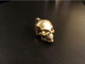 skull keychain accessories 3d print model - Mito3D