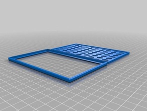 index card case - 3x5 cards office 3d print model - Mito3D