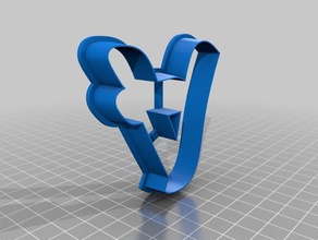 alfabeto del cortador de la galleta cocina y comedor 3d print model - Mito3D