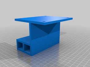 debajo de la mesa portátil cargador titular - soporte para port til portaherramientas y cajas 3d print model - Mito3D