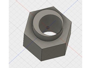 excéntrica de la tuerca Impresora 3d las piezas transporte delta impresora excéntrico 3d print model - Mito3D