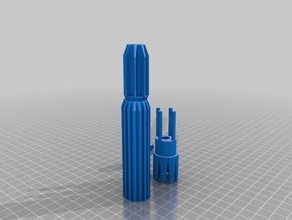 michaels light saber mm La stampa 3d 3d print model - Mito3D