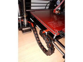 cabo de corrente eixo y geeetech prusa i3 pro b Impressora 3d acessórios cadeia montagem clip do i3b acryli eixo-y 3d print model - Mito3D