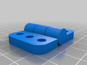 il mio personalizzato parametrico a cerniera parti su misura 3d print model - Mito3D
