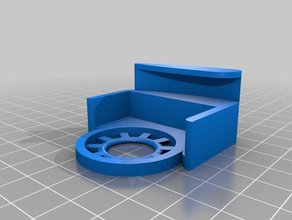 monoprice maker select plus upper fan cover air diversion 3d printer parts 3d print model - Mito3D