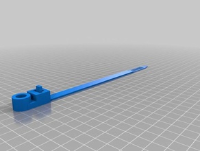 releasable cable tie - screw attached parts customized 3d print model - Mito3D