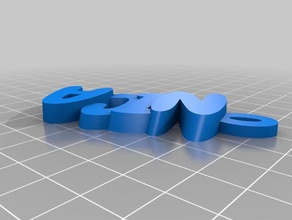 nica Schlüsselanhänger kundengebundene 3d print model - Mito3D