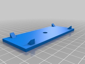 feather knob enclosure - lid 3d printing 3d print model - Mito3D