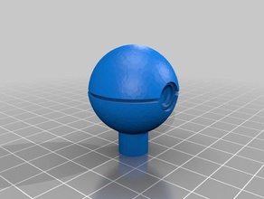 pokeball spinner mini 3d printer accessories 3d print model - Mito3D