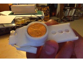 semi automática de penny shooter juguetes mecánicos 3d print model - Mito3D