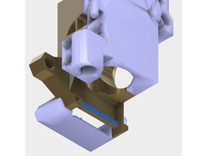 prusa i3 mk2 re-enforced extruder cover 3d printer parts 3d print model - Mito3D