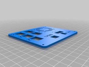 mpcnc control box back 5x keystone connectors diy add-on 3d print model - Mito3D