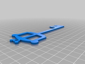 kingdom hearts - keyblade sembolü işaretler ve logolar 3d print model - Mito3D