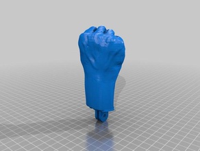 fist fury scansioni & repliche 3d print model - Mito3D