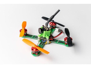 cm275t monte edin r c araçlar drone gerçek kamera mikro quadcopter 3d print model - Mito3D