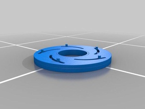 quasi cycloidal-Laufwerk somethingorother Zahnräder 3d print model - Mito3D