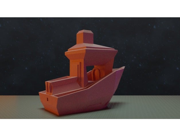 lowpoly benchy 3d-Druck-tests 3D print model - Mito3D