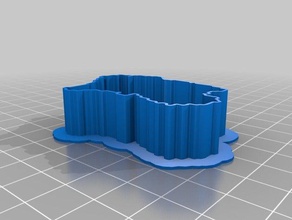 sardinia cookie cutter kitchen & dining customized 3d print model - Mito3D