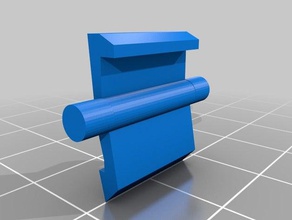 baofeng clip de la batería las piezas repuesto 3d print model - Mito3D