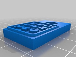 tinkercad keychain 3d printing 3d print model - Mito3D