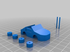 toy car auto juguete toys & games carrito carro cars vehiculo 3d print model - Mito3D