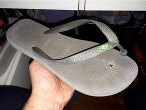 vida longa flip-flops a moda quebrado flip-flop havaianas infradito lifehack reparação anel sapato os sapatos único 3d print model - Mito3D