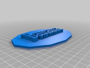 banana nametag 3d printing 3d print model - Mito3D