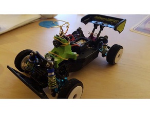 miniz buggy - aio camera mount fpv driving r c vehicles 3d print model - Mito3D