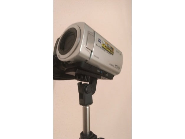 soporte camara para palo selfie camera 3D print model - Mito3D