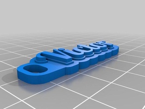 victor keychain keychains customized 3d print model - Mito3D