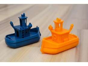 küvet tekne görsel benchy oyuncak & oyun aksesuarları su duş sırasında yıkayın badewannen temel tekneler banyo boot çocuklar filo yüzer gemi gemiler yüzmek tug römorkör 3d print model - Mito3D