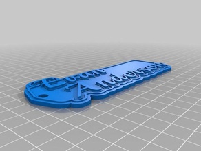 evan llaveros personalizado 3d print model - Mito3D