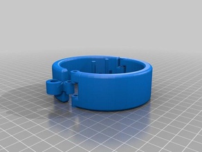 my customized cuff & collar customizer bracelets 3d print model - Mito3D