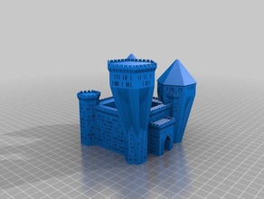 meine komische Bestellung Festung 1 Gebäude & Strukturen kundengebundene 3d print model - Mito3D