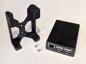 cr-10 control box raspberry pi mount 3d printer accessories creality cr 10 mounting bracket case 3d print model - Mito3D